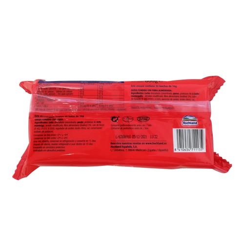 TGT Queso fundido en lonchas TGT SABANITAS 50 uds. 800 g.