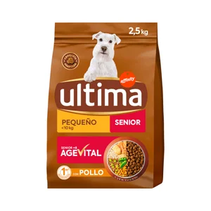 ULTIMA Alimento de perro seco mini senior 2.5kg