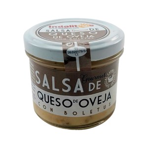 Imagen de INDALITOS Salsa queso de oveja con boletus 100 g.