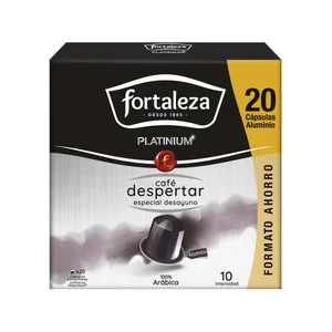FORTALEZA PLATINIUM Café en cápsulas despertar 20 uds.