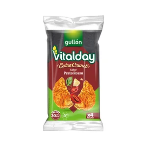 VITALDAY Tortitas de maíz crunch pesto rosso 93 g.