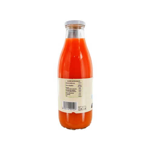 PRODUCTO ALCAMPO Bio Zumo de frutas mediterráneas y zanahoria procedentes de agricultura ecológica bote 1 l.