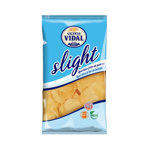 VICENTE VIDAL Patatas fritas ligeras con un 40% menos de aceite 125 g.