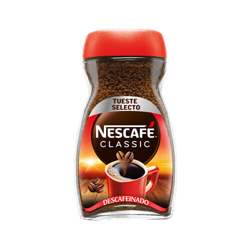 NESCAFÉ CLASSIC Café soluble descafeinado 200 g.