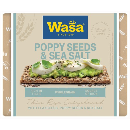 WASA Pan crujiente de semillas y sal 245 g.
