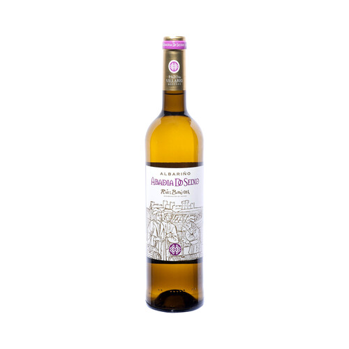 ABADÍA DO SEIXO  Vino blanco albariño con D.O. Rías Baixas ABADÍA DO SEIXO botella de 75 cl.
