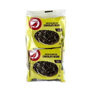 PRODUCTO ALCAMPO Tortitas de maíz con chocolate PRODUCTO ALCAMPO 100 g.