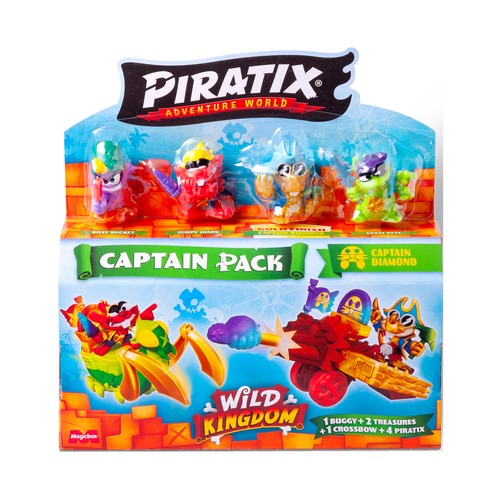 Piratix Wild Kingdom Captain Pack, modelos surtidos MAGIC BOX