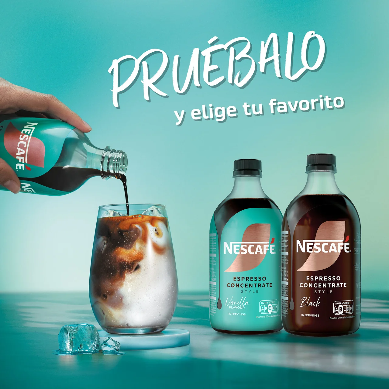 Bebida concentrada espresso vainilla 500 ml.