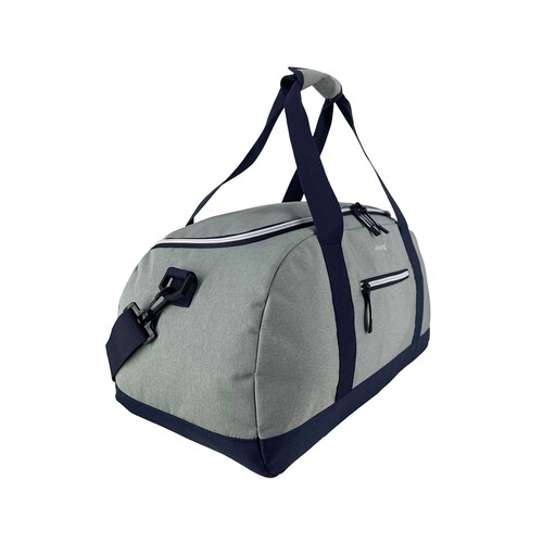 Bolso de viaje capacidad 30 litros de color gris, AIRPORT ALCAMPO.