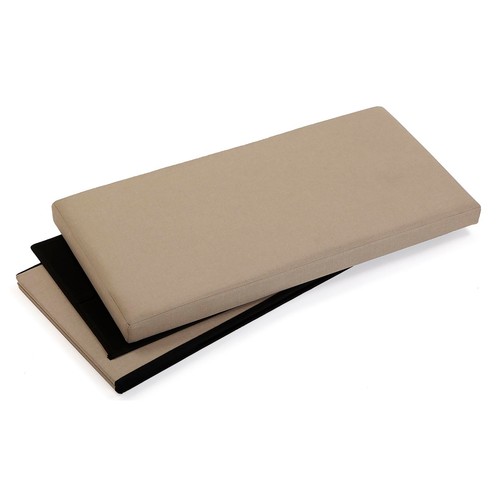Baúl alargado desmontable, color beige, VERSA HOME.