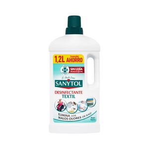 SANYTOL Elimina olores desinfectante textil sin lejía SANYTOL 1,2 l.
