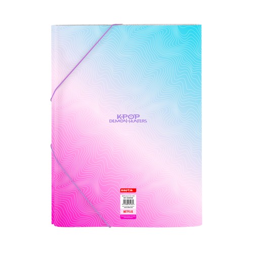 Carpeta clasificador cartón folio 12 departamentos. K-POP