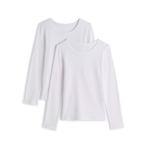 Lote de 2 camsietas interiores para niña IN EXTENSO, talla 8.