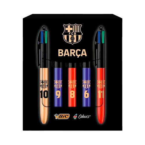 Set 5 bolígrafos barcelona. BIC