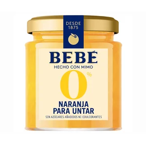 HELIOS Untable 0 % naranja bebe 230 gr.