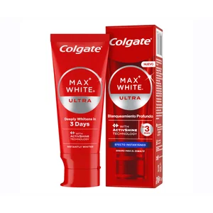 COLGATE Max white ultra Pasta de dientes multiprotección con acción blanqueadora 50 ml.