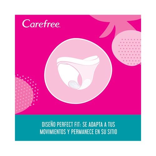 CAREFREE Protege slips normales, sin fragancia CAREFREE Cotton 56 uds.