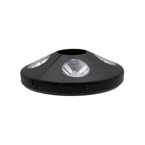 Accesorio de luz solar para parasol  diámetro 20 cm, GARDENSTAR.