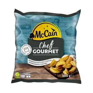 McCAIN Patatas con piel, prefritas, supercrujientes y congeladas Chef gourmet 500 g.