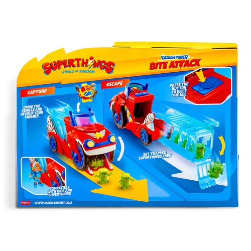 Coche con jaula extraíble, bite attack, SUPERTHINGS.