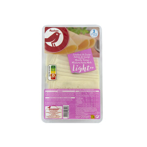 Imagen de AUCHAN Queso en lonchas tierno light 200 g. Producto Alcampo