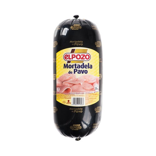 EL POZO Mortadela de pavo, sin gluten - Loncha normal 2 a 3 mm
