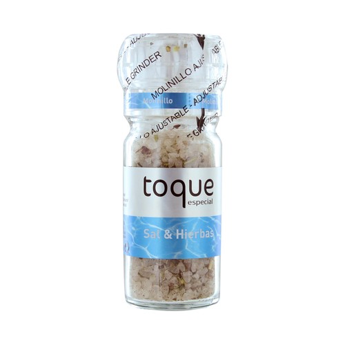 TOQUE Sal con hierbas en molinillo rasco de 78 g.