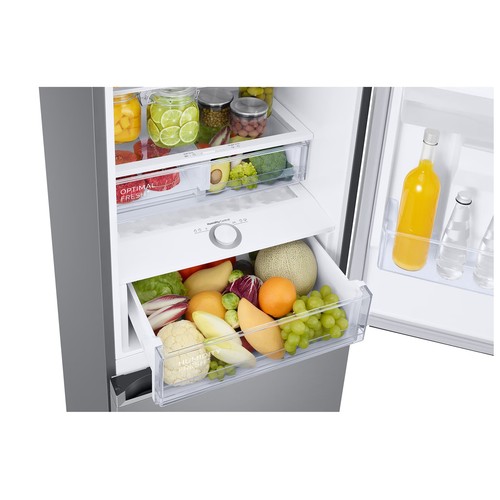 Frigorífico combi 203cm SAMSUNG RB38C655DS9/EF Inox, con dispensador, NO FROST, clasificación energética: D, H: 203cm, A: 65,8cm, F: 59,5cm, capacidad total: 386L.