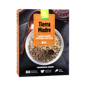 INTERMÓN OXFAM Arroz integral jazmín hom mali ecológico INTERMÓN OXFAM TIERRA MADRE 500 g.