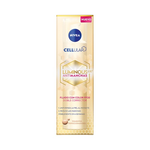 NIVEA Cellular luminous 630 Crema antimanchas con color y FPS 20 40 ml.