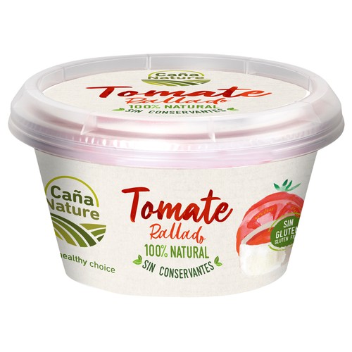 CAÑA NATURE Tomate rallado fresco 100% natural 180g.