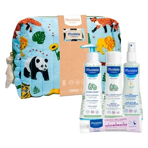 MUSTELA Neceser con productos para la higiene y el cuidado de nuestro bebe.