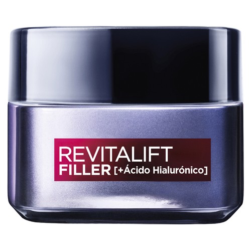 L´ORÉAL PARIS Revitalift filler 50 ml Crema de día antiarrugas con ácido Hialurónico.
