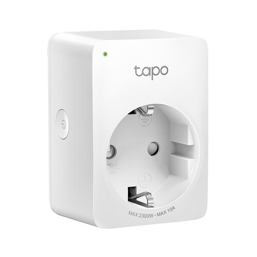 Mini enchufe inteligente TP-LINK Tapo P100, wifi, control remoto, programación, control de voz.