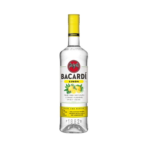 BACARDI Ron blanco con un toque de lima, limón y pomelo botella de 70 cl.