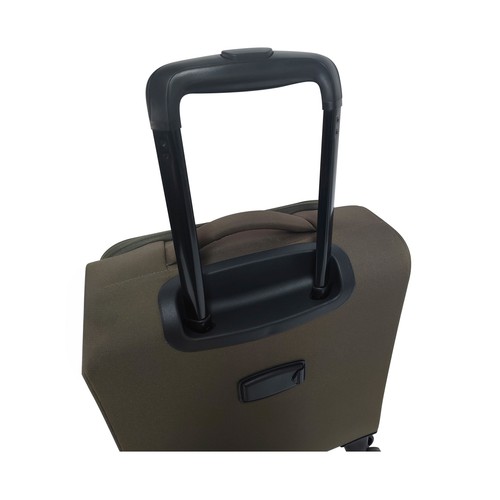 Maleta de cabina tipo trolley  soft 8 ruedas lock 45cm khaki. AIRPORT