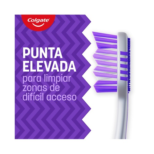 COLGATE Zigzag Cepillo de dientes suave, para una limpieza profunda 3 uds.