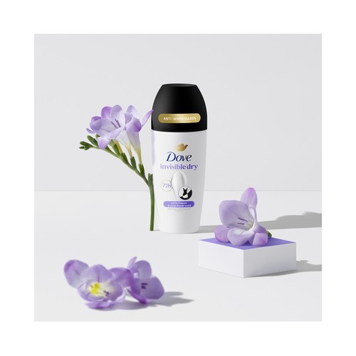 DOVE Advanced care invisible dry Desodorante roll on para mujer que no deja manchas en nuestra ropa 50 ml.
