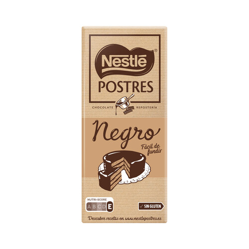 Chocolate negro para postres NESTLÉ 200 g.