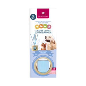 Imagen de CRISTALINAS Varillas absorbe olores mascotas, Aire Fresco CRISTALINAS 30 ml.