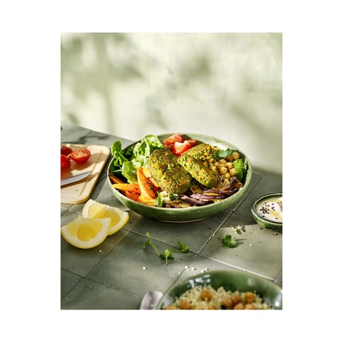 GARDEN GOURMET Mini burgers veganas de espinacas, zanahoria y garbanzos 160 g.