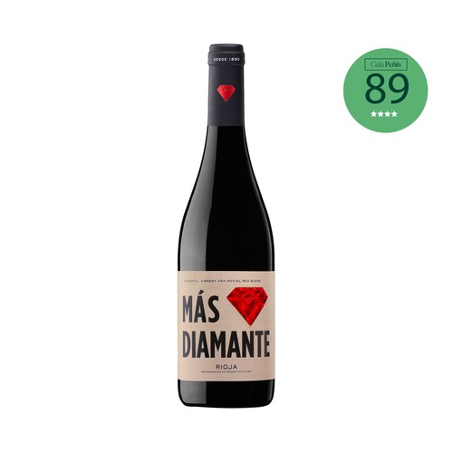 MÁS DIAMANTE Vino tinto blend con D.O. Ca. Rioja botella 75 cl.