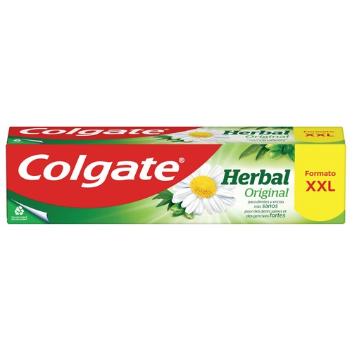 COLGATE Herbal original Pasta de dientes con flúor y extractos de plantas 100 ml.