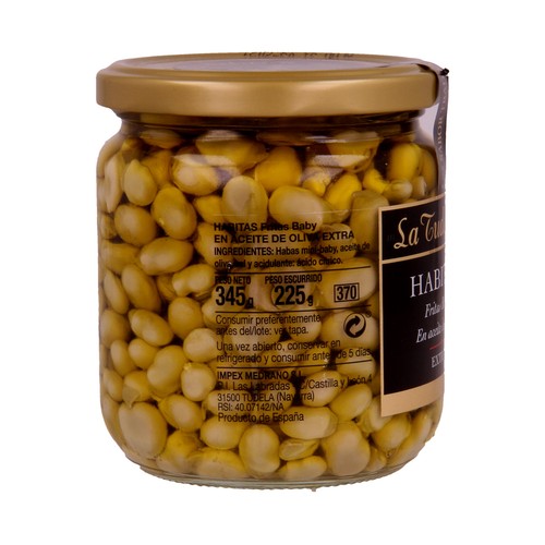 LA TUDELANA Habitas baby en aceite de oliva 215 g.