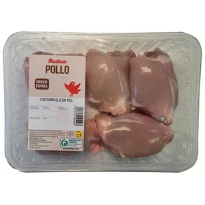 AUCHAN Contramuslos de pollo sin piel Producto Alcampo.