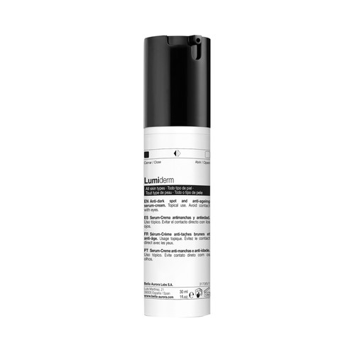 BELLA AURORA Lumiderm Sérum facial 2 en 1, antimanchas y antiedad 30 ml.