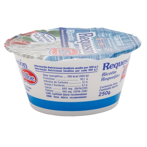ALBE Requesón LÁCTEAS DEL JARAMA Tarrina 250 g.