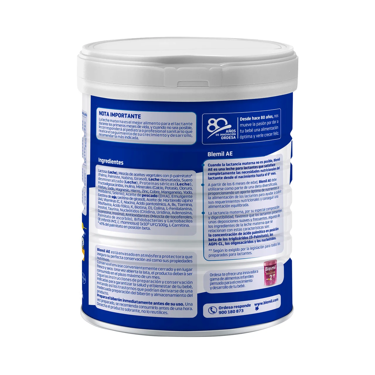 BLEMIL Plus AE Leche (1) para recién nacido, a partir del primer día 800 g