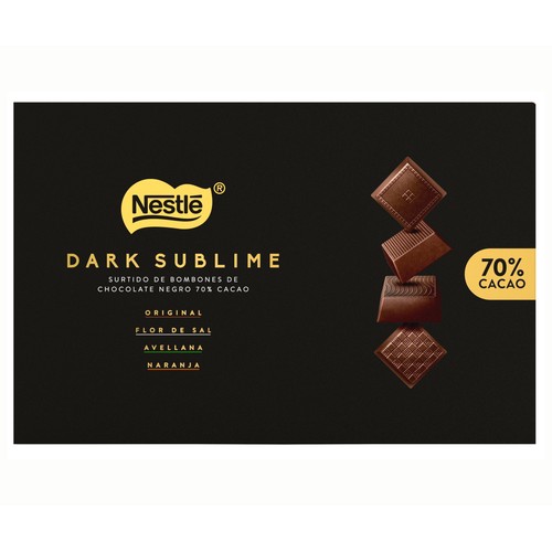 NESTLÉ Bombones dark sublime caja roja 291 gr.